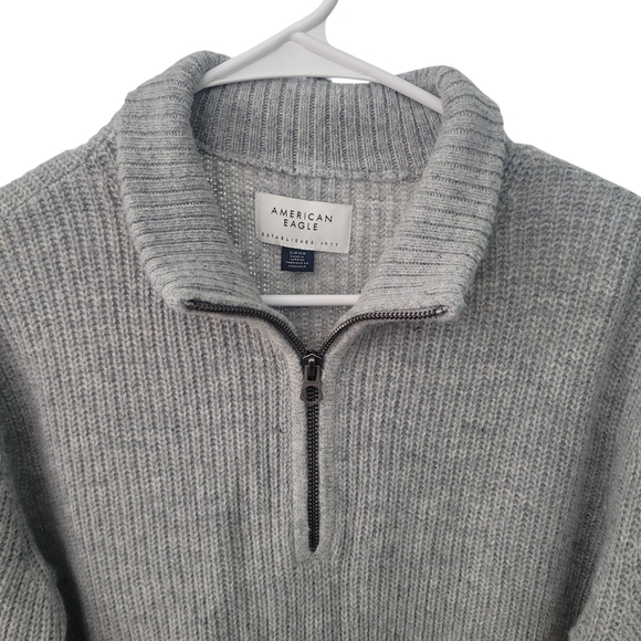 American Eagle Men's Gray Sweater - Picture 5 of 7